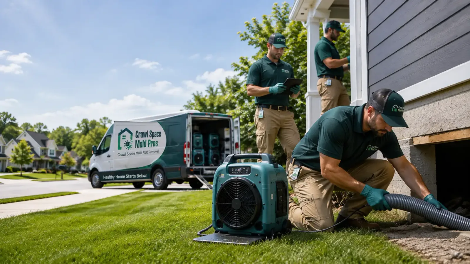 Crawl Space Mold Removal in Dawson, IA